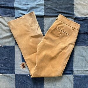 vtg moda international suede leather tan pants